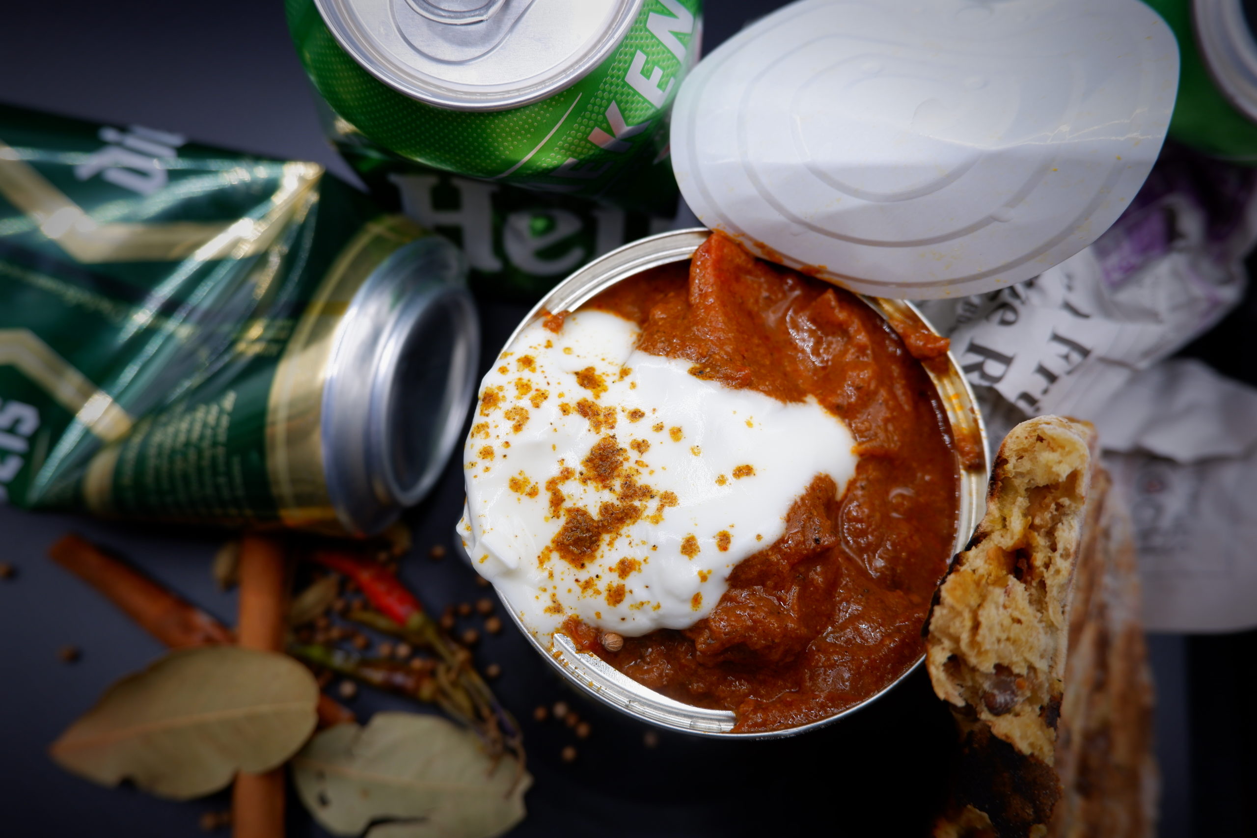 Rogan Josh beer curry with buttermilk &amp; the best sourdough naan bread in the world