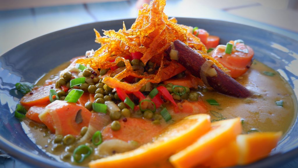 Carrot curry from Sri Lanka