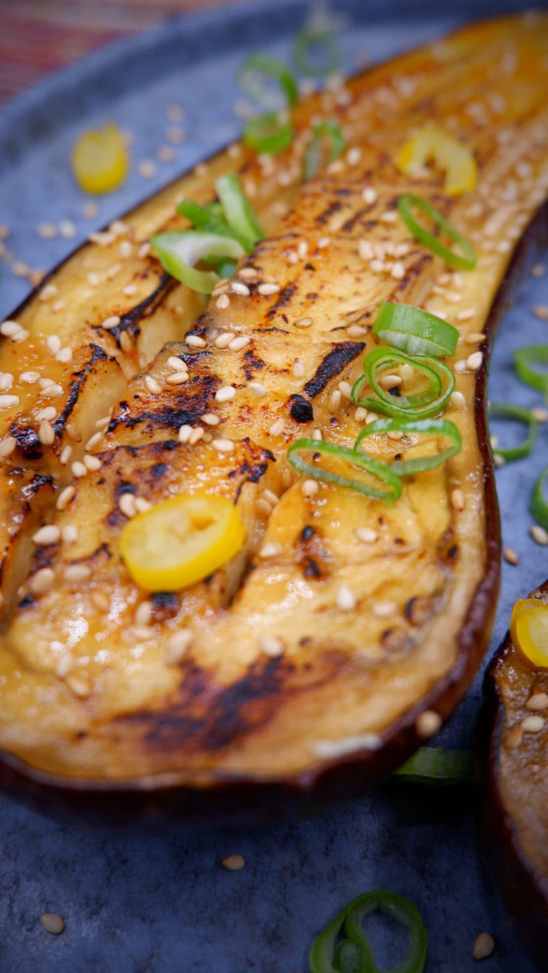 Miso glazed Eggplant