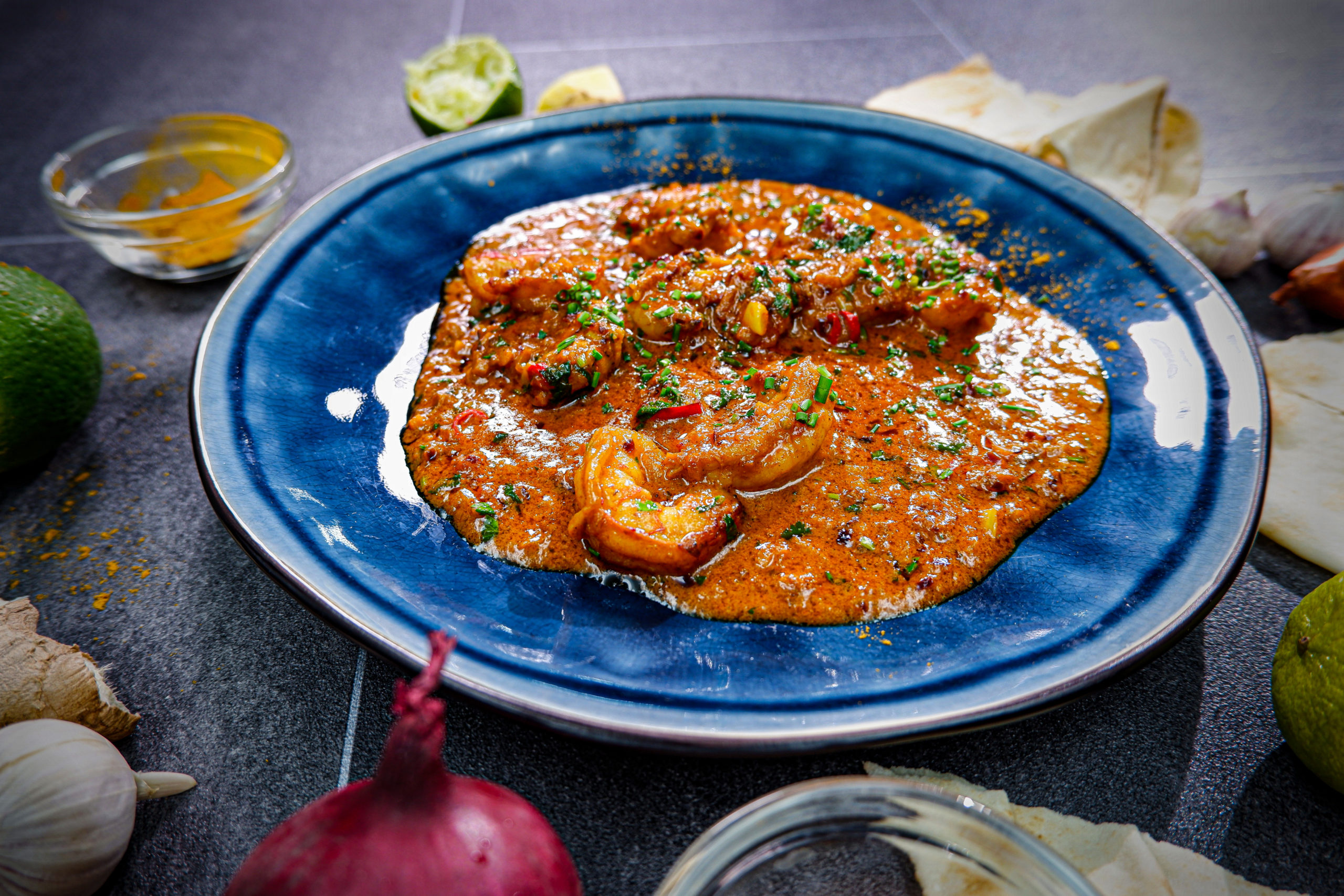 Indisches Garnelen Curry zum niederknien - Fusionfood